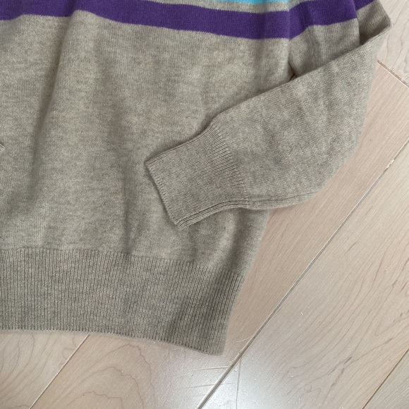 NAADAM kids 100% cashmere oatmeal sweater 7-8 - Picture 6 of 14